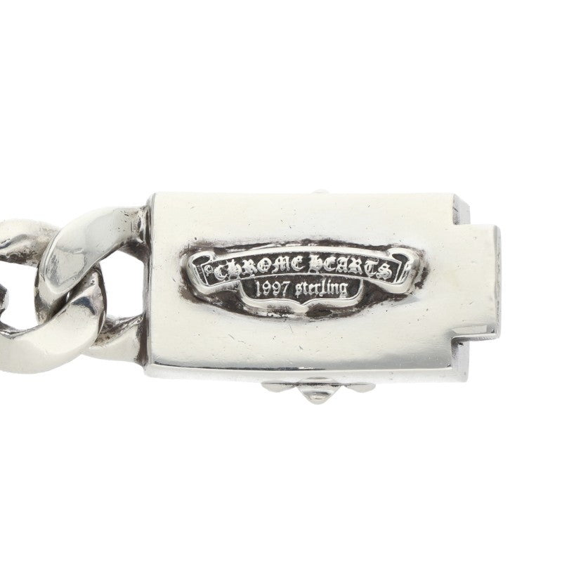 Chrome Hearts KEEPER LINK Silver Bracelet Size ONE SIZE
