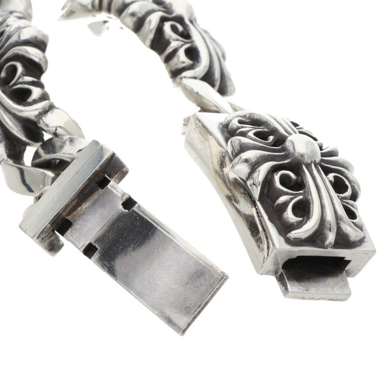 Chrome Hearts KEEPER LINK Silver Bracelet Size ONE SIZE