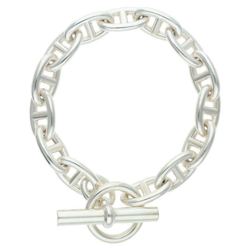 HERMES Chaine d'Ancre GM Silver Bracelet Size ONE SIZE