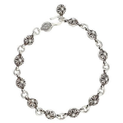 Chrome Hearts #1 Cross Ball Silver Bracelet Size ONE SIZE