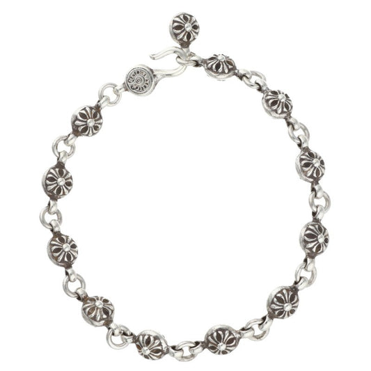 Chrome Hearts #1 Cross Ball Silver Bracelet Size ONE SIZE