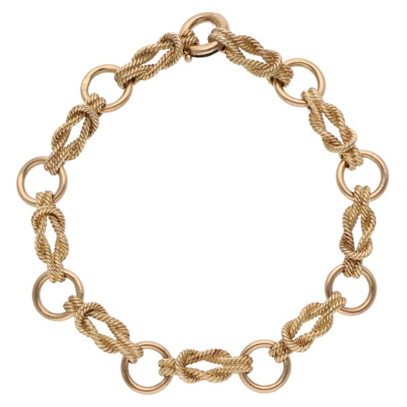 HERMES Audierne K18YG Bracelet Size ONE SIZE