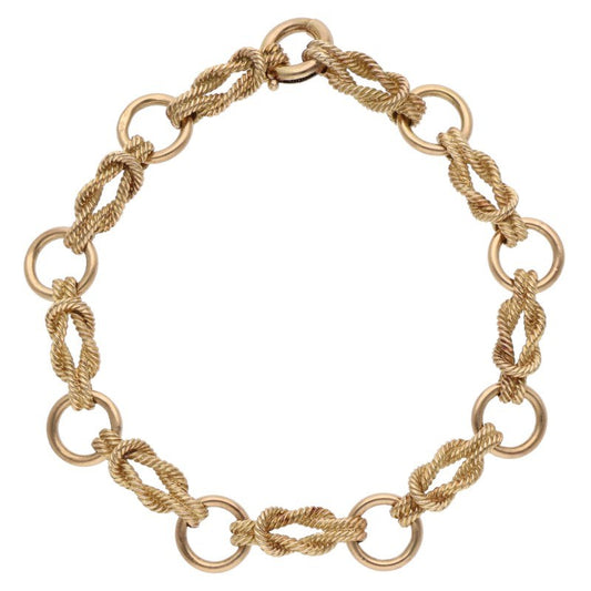 HERMES Audierne K18YG Bracelet Size ONE SIZE