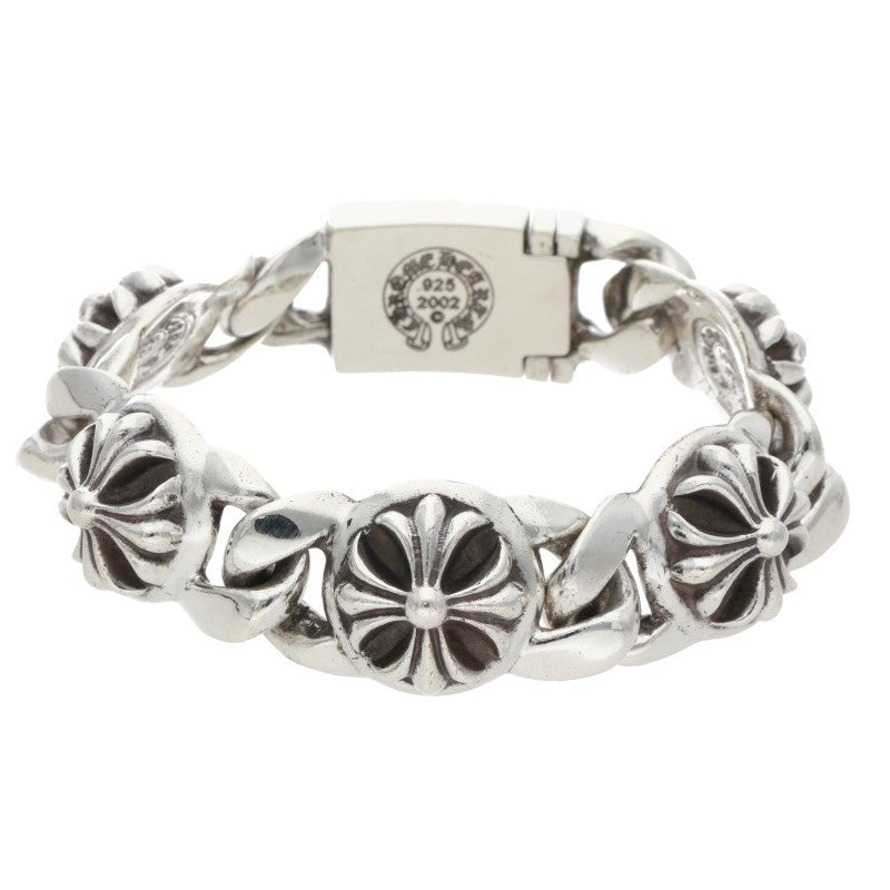 Chrome Hearts CROSS LINK Silver Bracelet