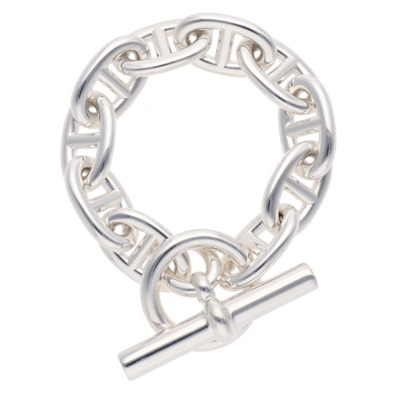 HERMES Chaine d'Ancre TGM Silver Bracelet Size ONE SIZE