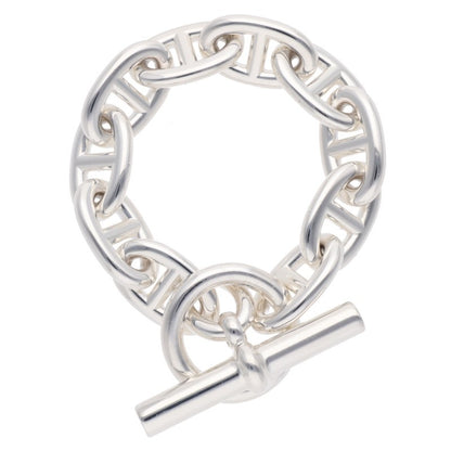 HERMES Chaine d'Ancre TGM Silver Bracelet Size ONE SIZE