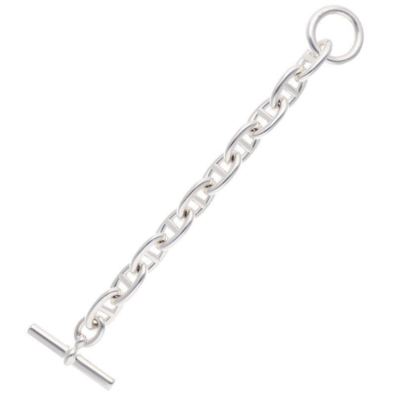 HERMES Chaine d'Ancre TGM Silver Bracelet Size ONE SIZE