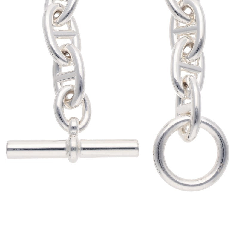 HERMES Chaine d'Ancre TGM Silver Bracelet Size ONE SIZE