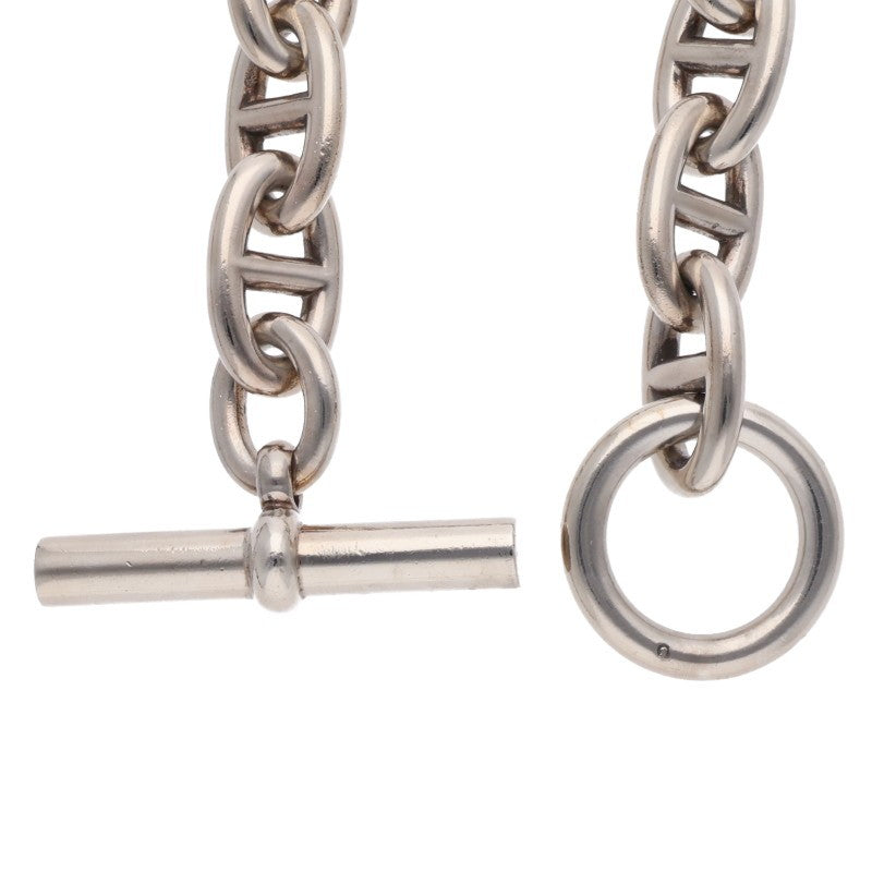 HERMES Chaine d'Ancre TGM Silver Bracelet Size ONE SIZE
