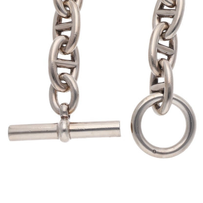 HERMES Chaine d'Ancre TGM Silver Bracelet Size ONE SIZE