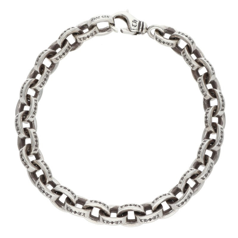 Chrome Hearts 925 Silver Large Chain Bracelet Size 8INCH