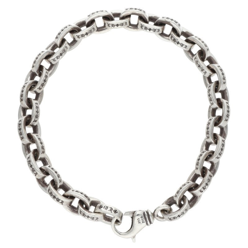 Chrome Hearts 925 Silver Large Chain Bracelet Size 8INCH