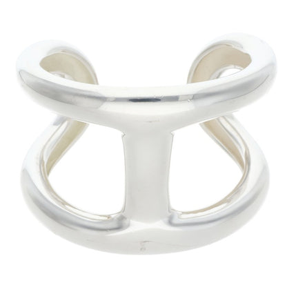 HERMES Osmose GM Silver Bangle Size ONE SIZE
