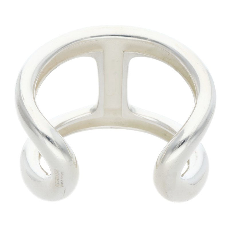 HERMES Osmose GM Silver Bangle Size ONE SIZE