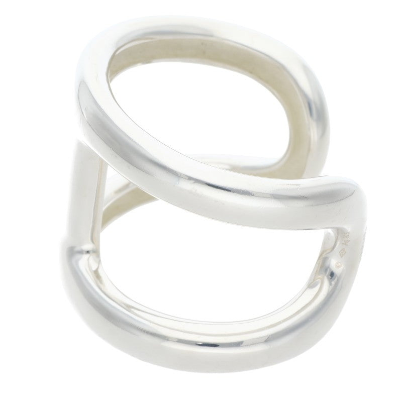 HERMES Osmose GM Silver Bangle Size ONE SIZE