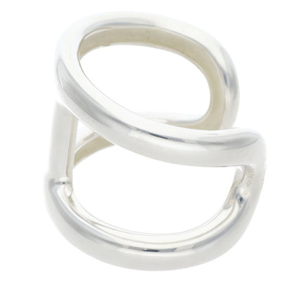 HERMES Osmose GM Silver Bangle Size ONE SIZE