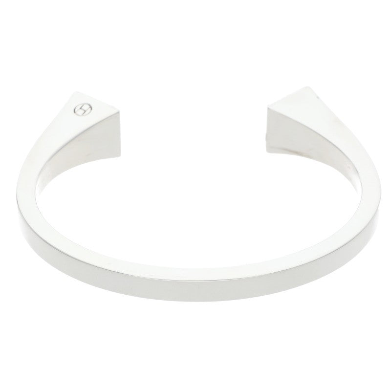 HERMES Clou de Forge Silver Bangle Size ONE SIZE