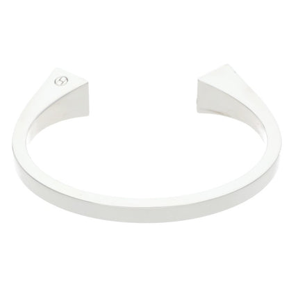 HERMES Clou de Forge Silver Bangle Size ONE SIZE