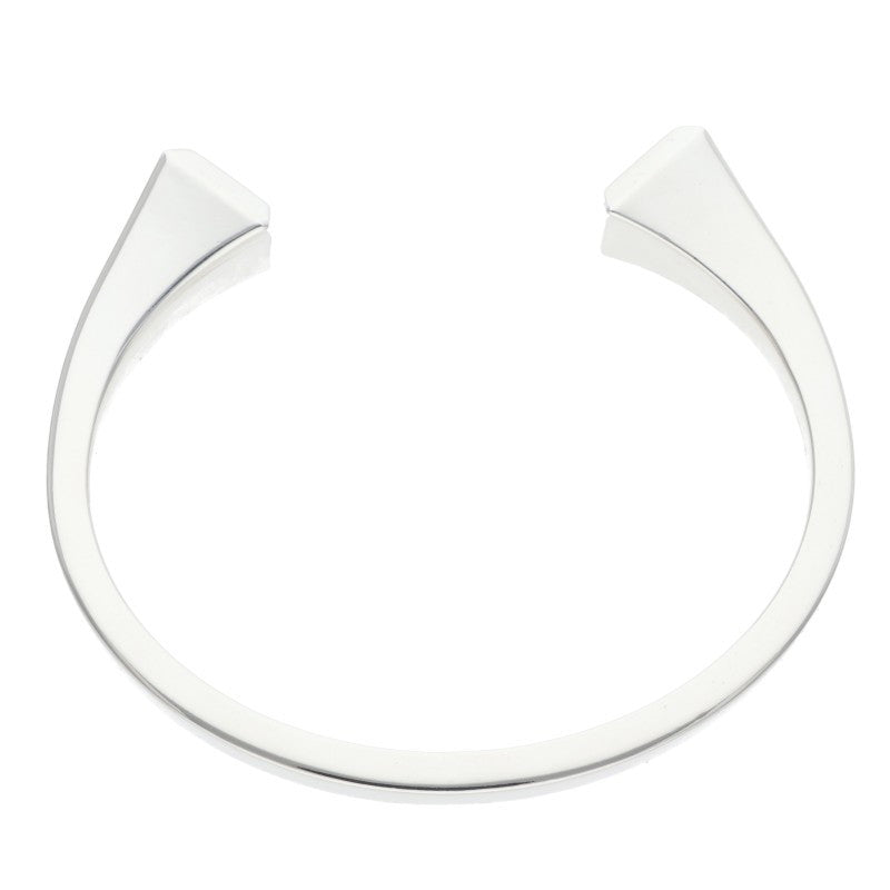 HERMES Clou de Forge Silver Bangle Size ONE SIZE