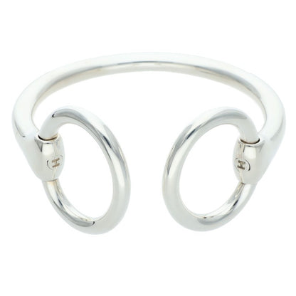 HERMES Nausicaa Silver Bangle Size ONE SIZE