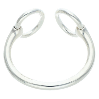 HERMES Nausicaa Silver Bangle Size ONE SIZE