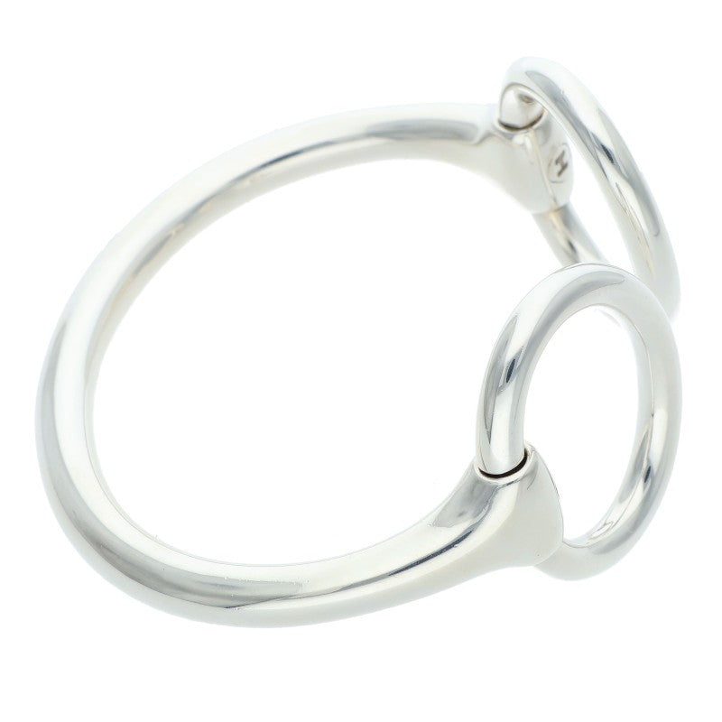 HERMES Nausicaa Silver Bangle Size ONE SIZE