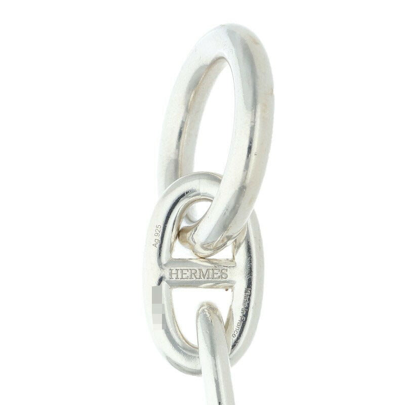 HERMES Chaine d'Ancre TGM Silver Bracelet 925 Size ONE SIZE