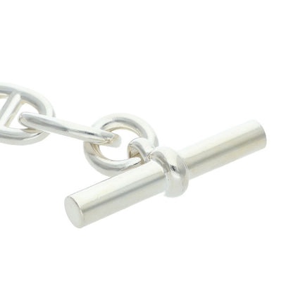 HERMES Chaine d'Ancre TGM Silver Bracelet 925 Size ONE SIZE