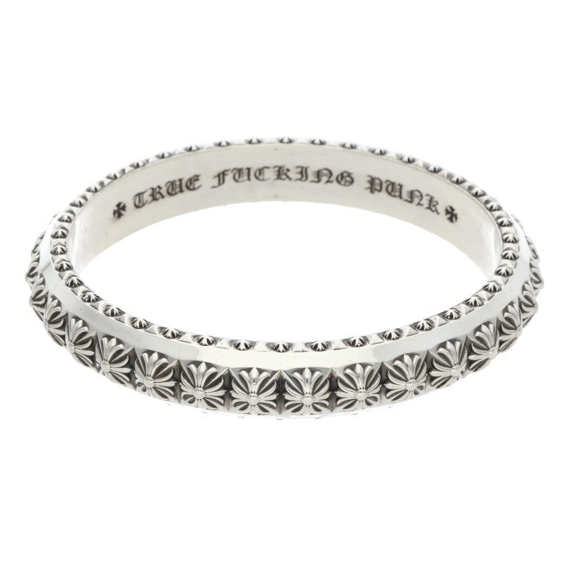 Chrome Hearts Beat Punk Silver Bangle Size ONE SIZE