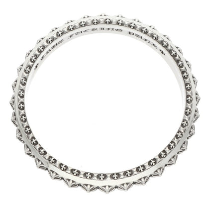 Chrome Hearts Beat Punk Silver Bangle Size ONE SIZE