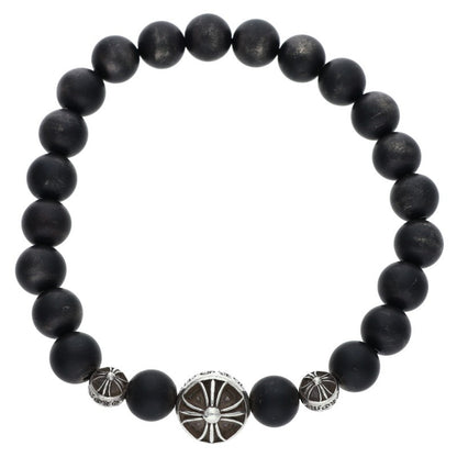 Chrome Hearts 8mm Onyx Bead Bracelet Black