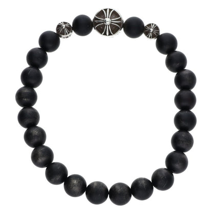 Chrome Hearts 8mm Onyx Bead Bracelet Black