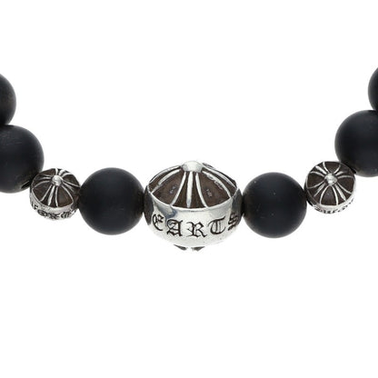 Chrome Hearts 8mm Onyx Bead Bracelet Black