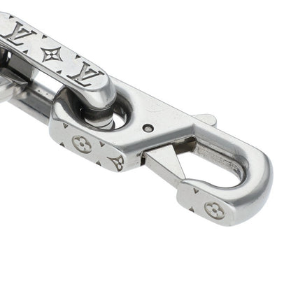 Louis Vuitton Monogram Engraved Chain Bracelet (Silver 45.67g)