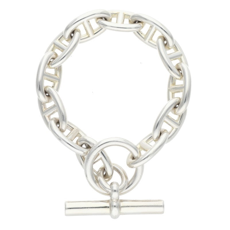 HERMES Chaine d'Ancre GM Silver Bracelet Size ONE SIZE