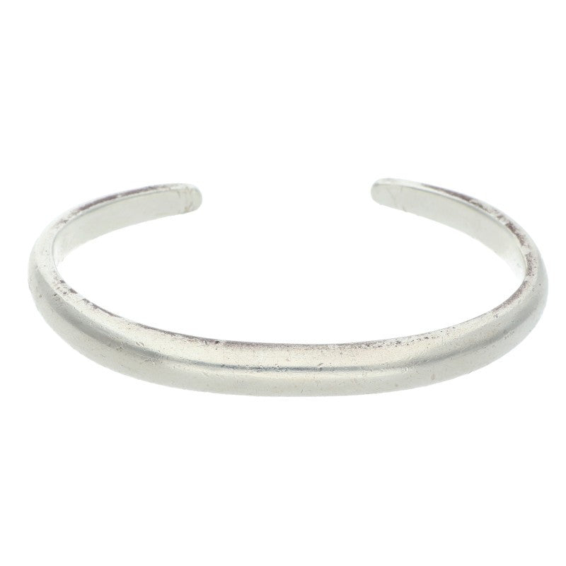REDMAN Half Round Silver Bangle Size ONE SIZE