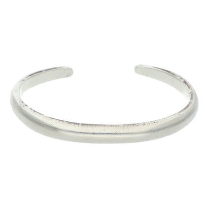 REDMAN Half Round Silver Bangle Size ONE SIZE