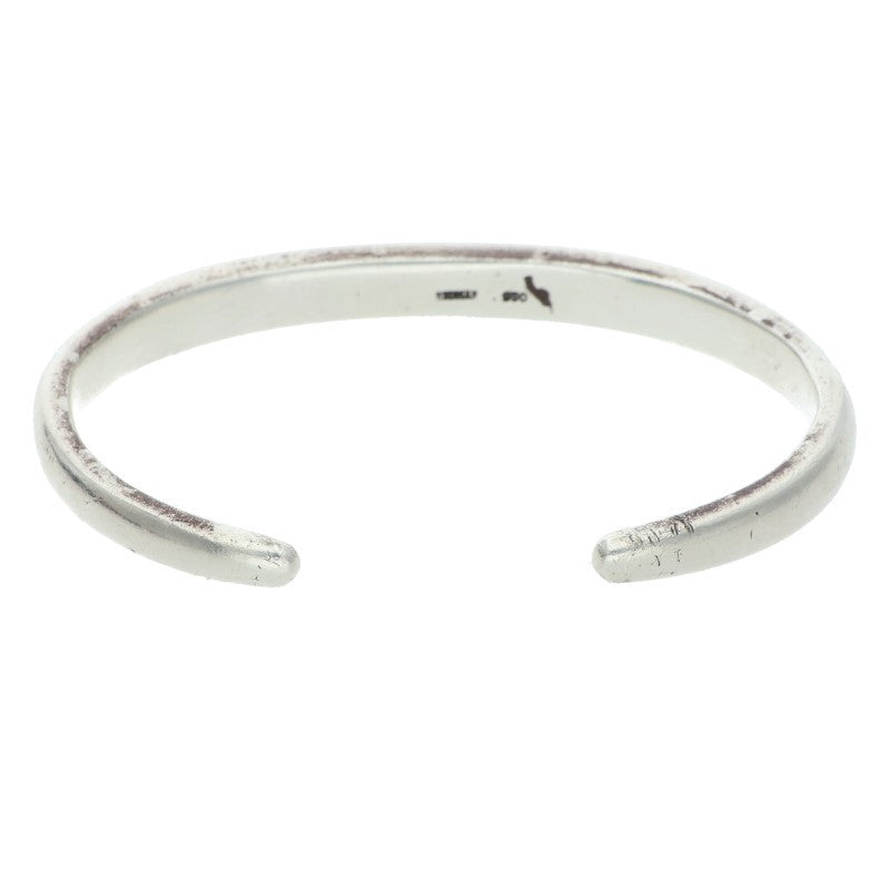 REDMAN Half Round Silver Bangle Size ONE SIZE