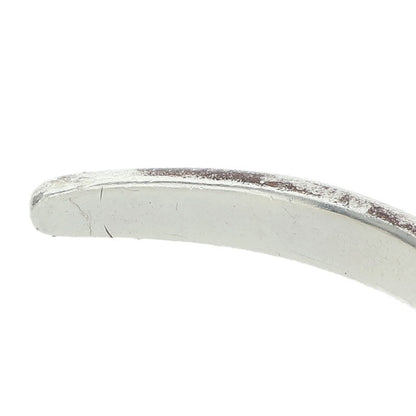 REDMAN Half Round Silver Bangle Size ONE SIZE