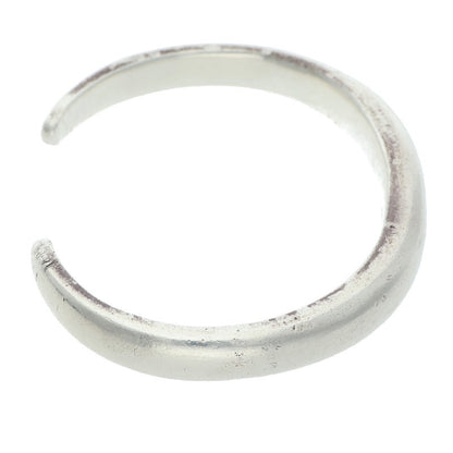 REDMAN Half Round Silver Bangle Size ONE SIZE