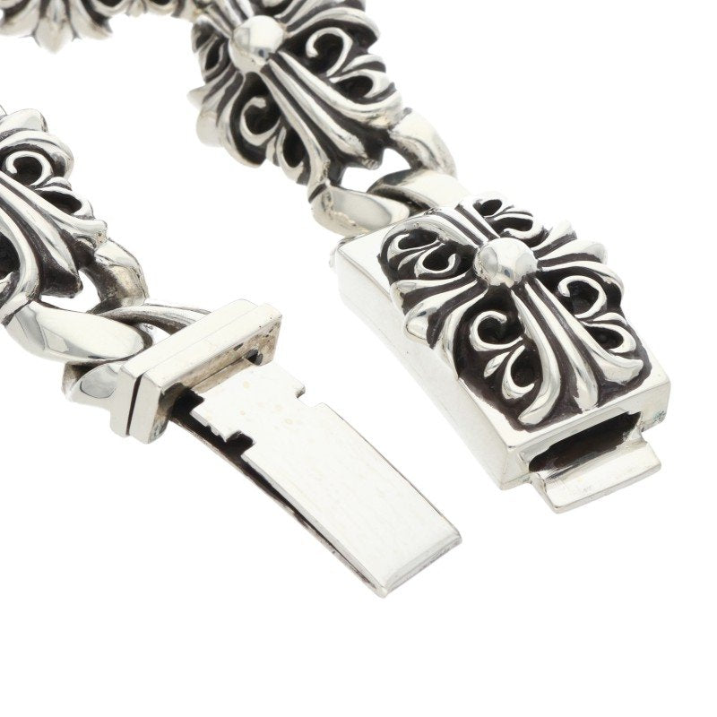 Chrome Hearts Keeper Link Silver Bracelet Size ONE SIZE
