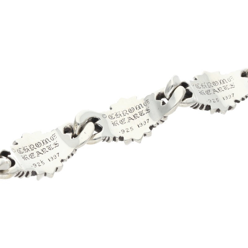 Chrome Hearts Keeper Link Silver Bracelet Size ONE SIZE