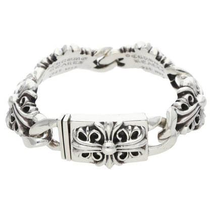 Chrome Hearts KEEPER LINK Silver Bracelet Size ONE SIZE