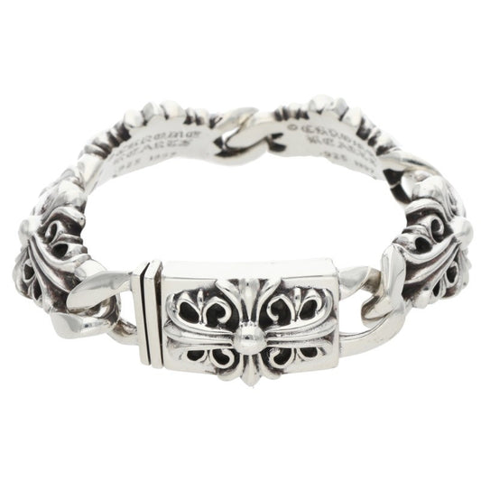 Chrome Hearts KEEPER LINK Silver Bracelet Size ONE SIZE