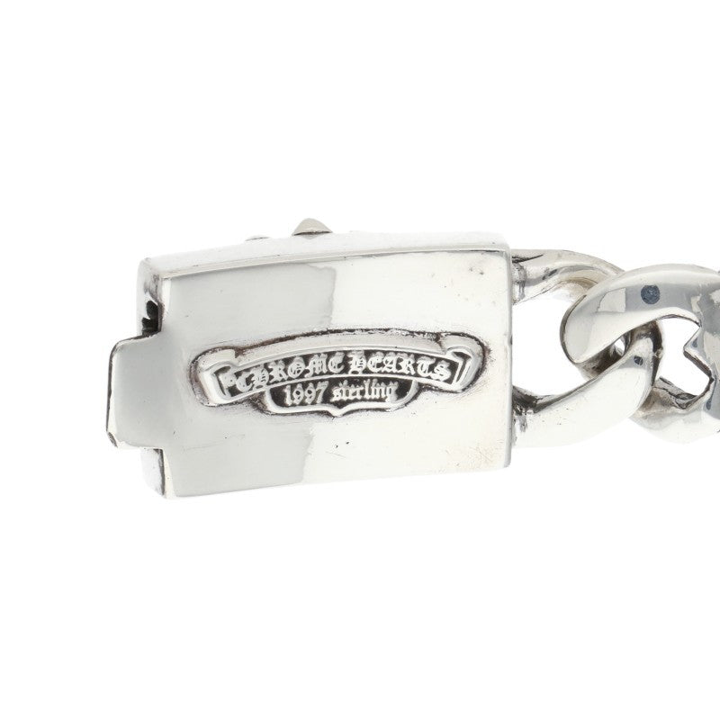 Chrome Hearts KEEPER LINK Silver Bracelet Size ONE SIZE