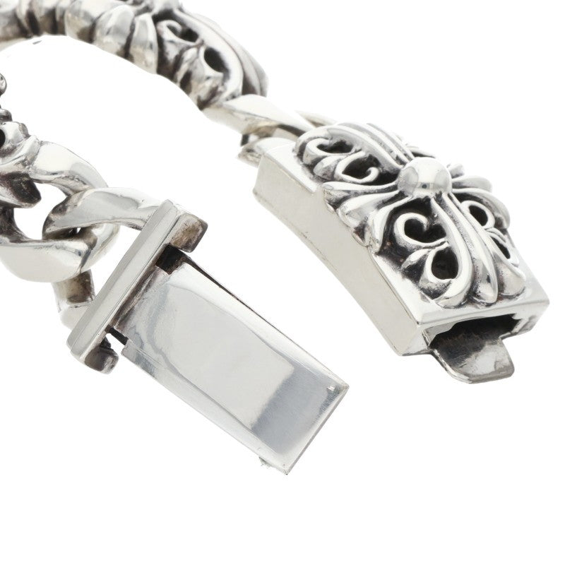 Chrome Hearts KEEPER LINK Silver Bracelet Size ONE SIZE