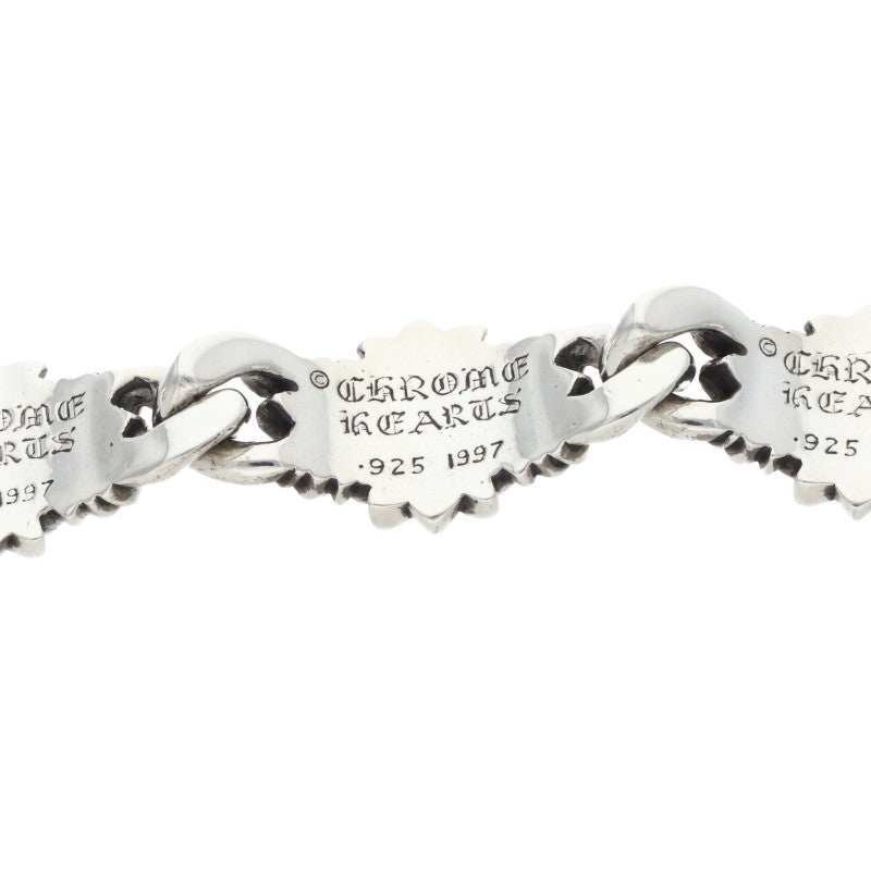 Chrome Hearts KEEPER LINK Silver Bracelet Size ONE SIZE
