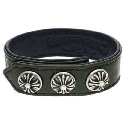 Chrome Hearts 3BTN 2SNP Crossball Leather Size ONE SIZE
