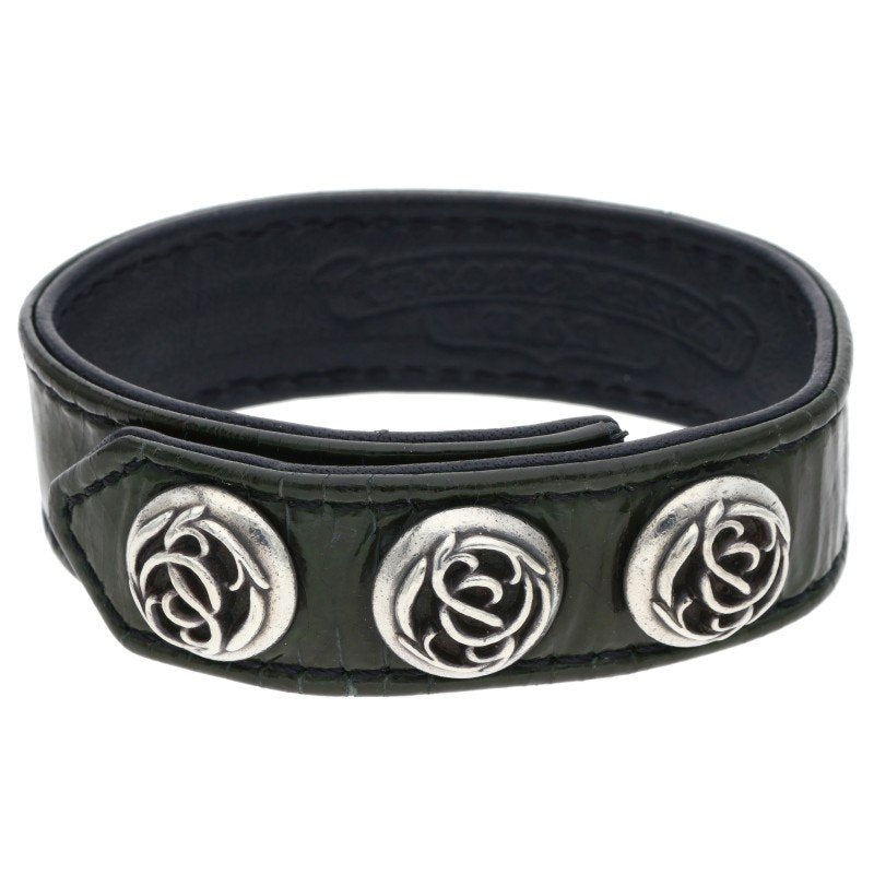 Chrome Hearts Floral Ball 3BTN 2SNP Leather Size ONE SIZE