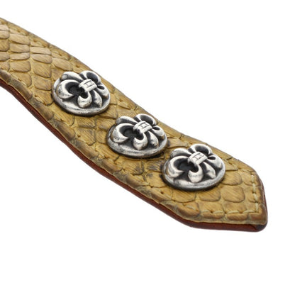 Chrome Hearts BS Fleur Ball 3BTN 2SNP Python Size ONE SIZE